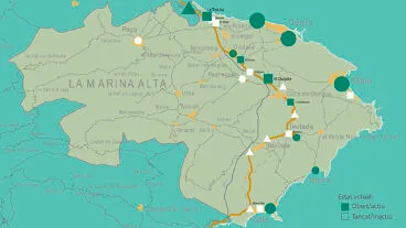mapa escenaris de la prostitucion a la marina alta