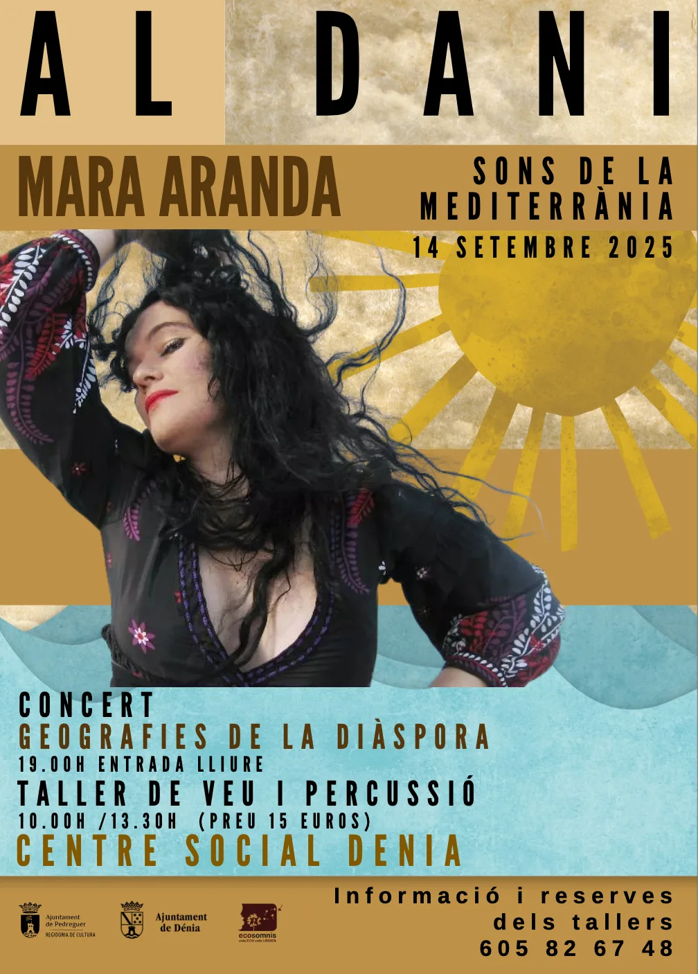Cartel del concierto de Mara Aranda