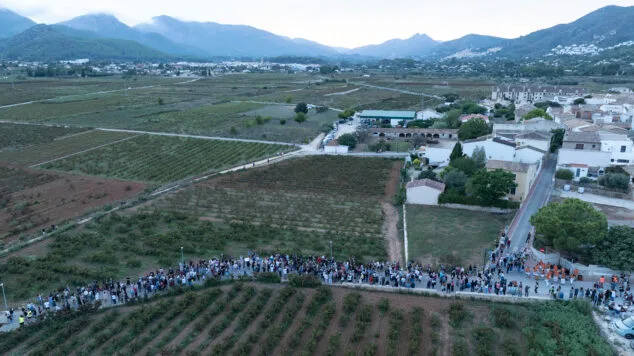 Imagen: Marcha nocturna convocada por Salvem la Vall en Llíber  - Salvem la Vall