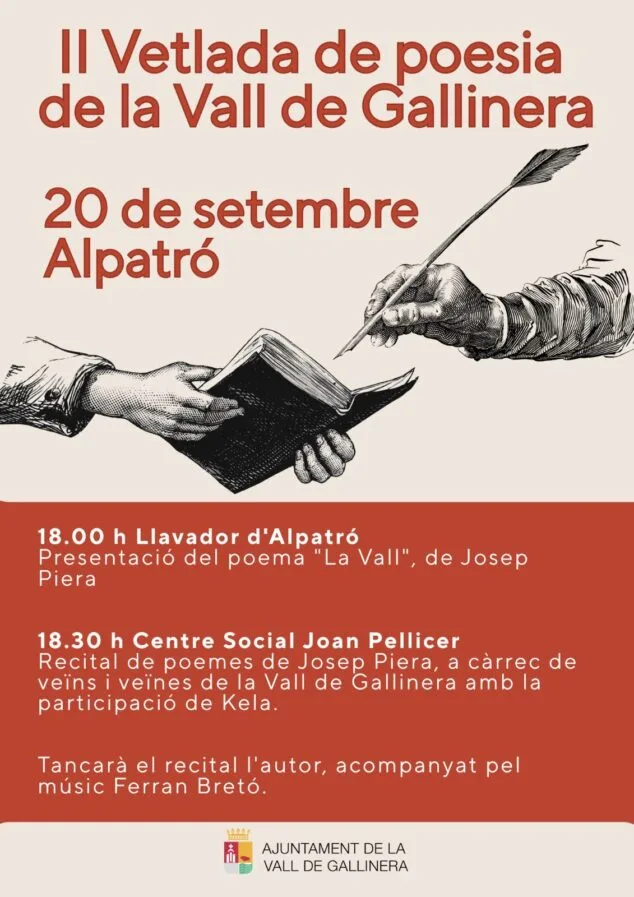 Alpatró acoge la II Velada de Poesía de la Vall de Gallinera 1 Imagen: Noche de poesía en Alpatró