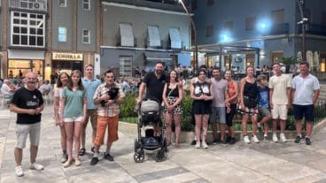 Participantes de una ruta veraniega en Pego