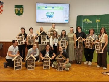 Pego en Croacia para aumentar el fomento del cuidado del medio ambiente entre los y las más jóvenes