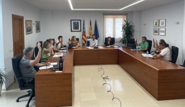 Imagen: Pleno de junio 2025 en Benitatxell (archivo)