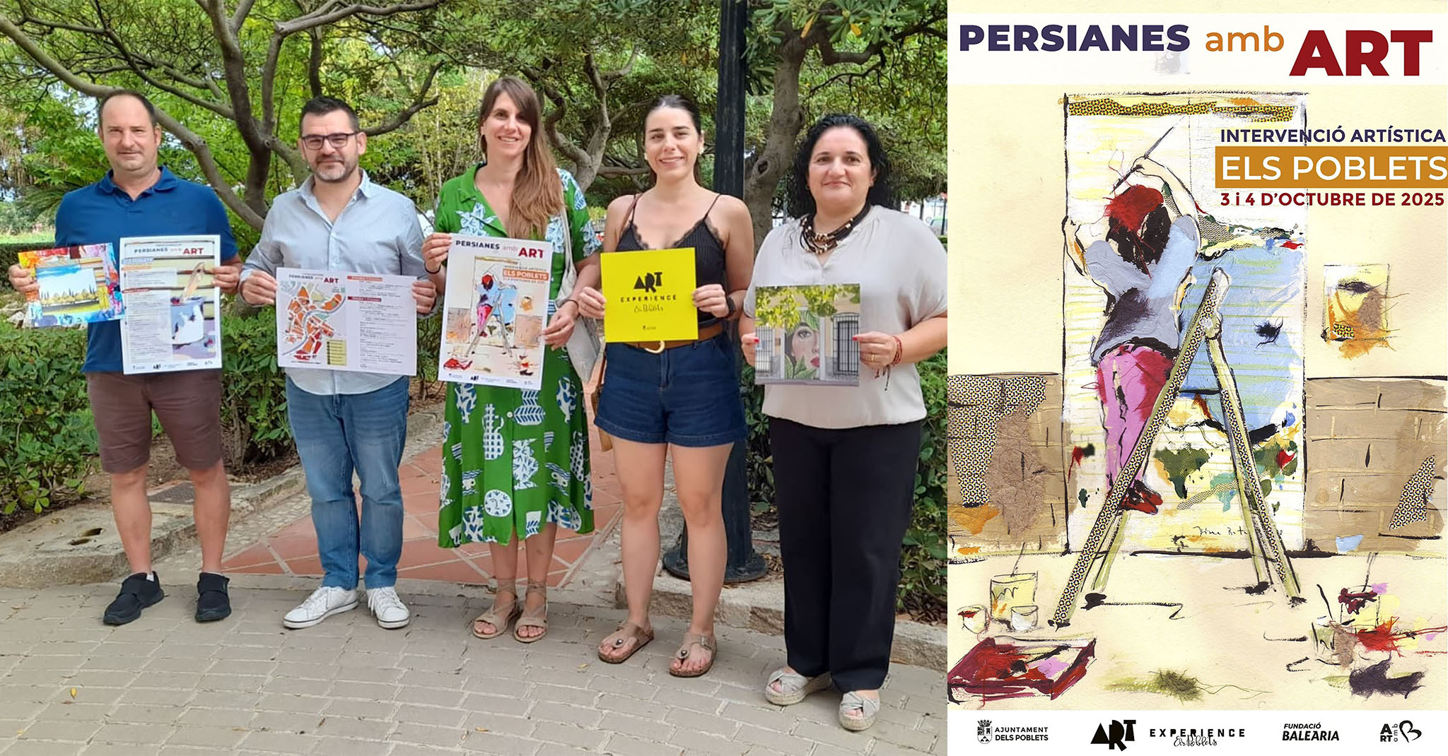 Els Poblets lanza la tercera edición de 'Persianes amb Art' y crea su nueva marca de turismo cultural 4 presentacion de la tercera edicion de persianes amb art 2025 en els poblets