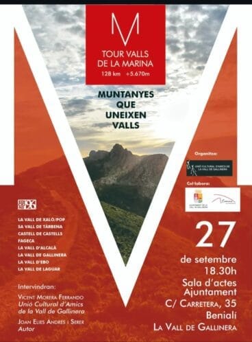 Presentación Tour de Les Valls en Benialí