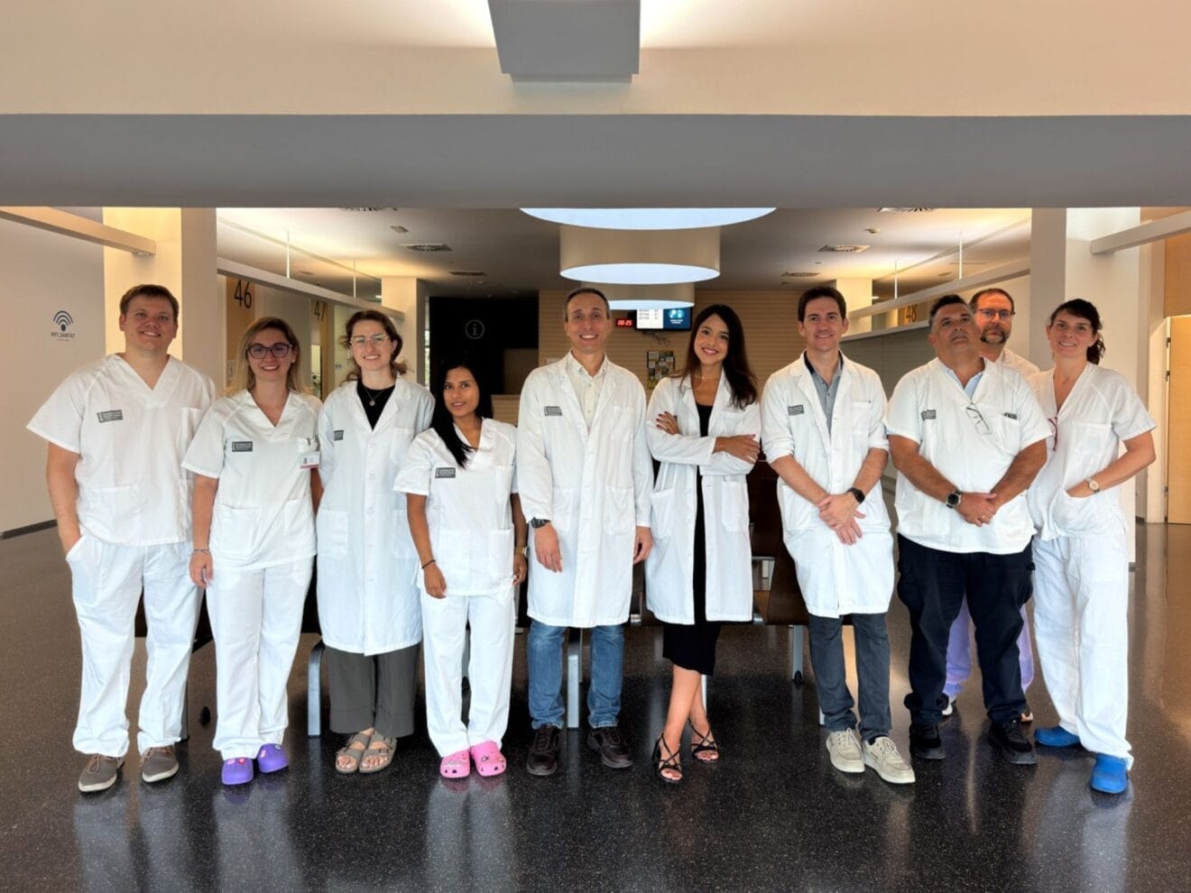 Profesionales del Departamento de Salud de Dénia con motivo del Día Mundial del Alzhéimer