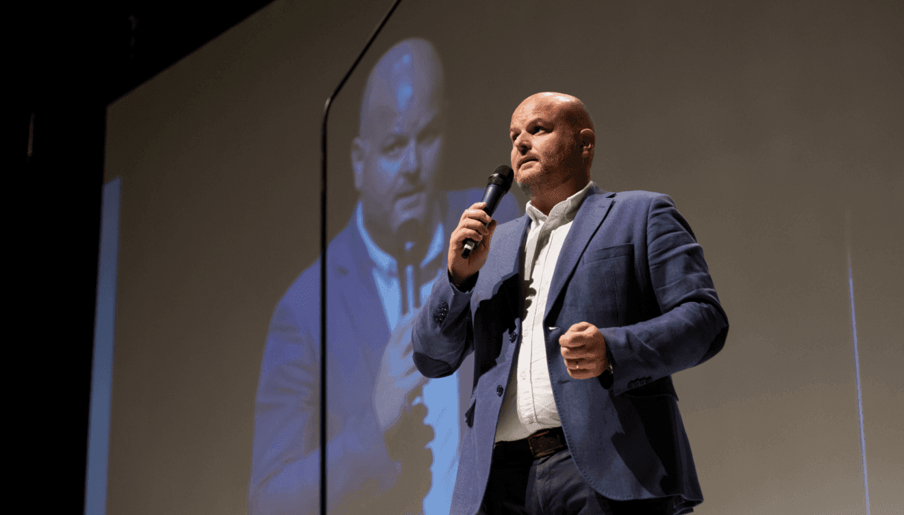 Raúl Llobell, Bürgermeister von Teulada Moraira, während der Veranstaltung Alere Dolia 2024.