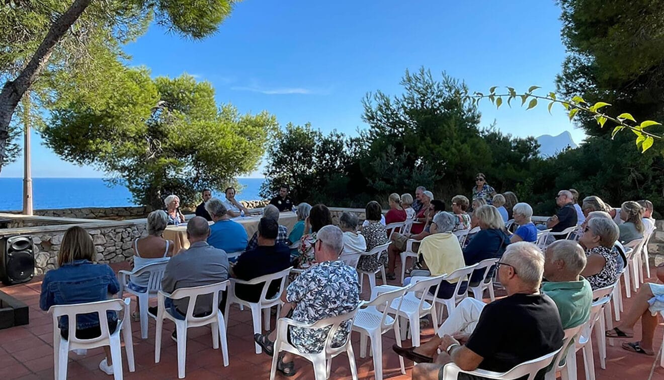Reunión en Benissa con residentes extranjeros (archivo)