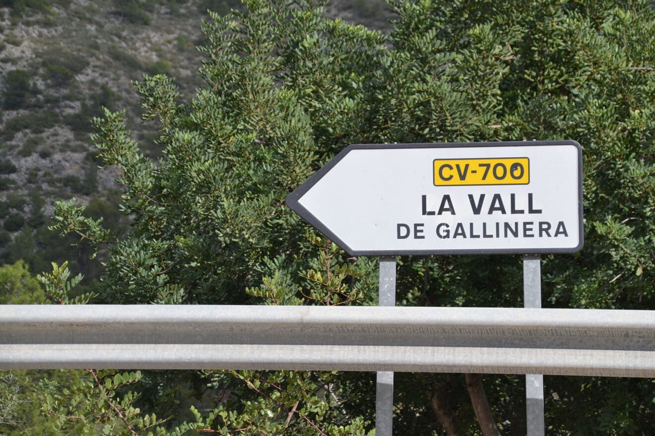 Señal de La Vall de Gallinera (archivo)