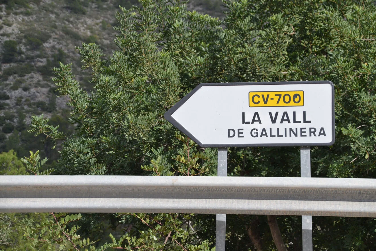 Señal de La Vall de Gallinera (archivo)