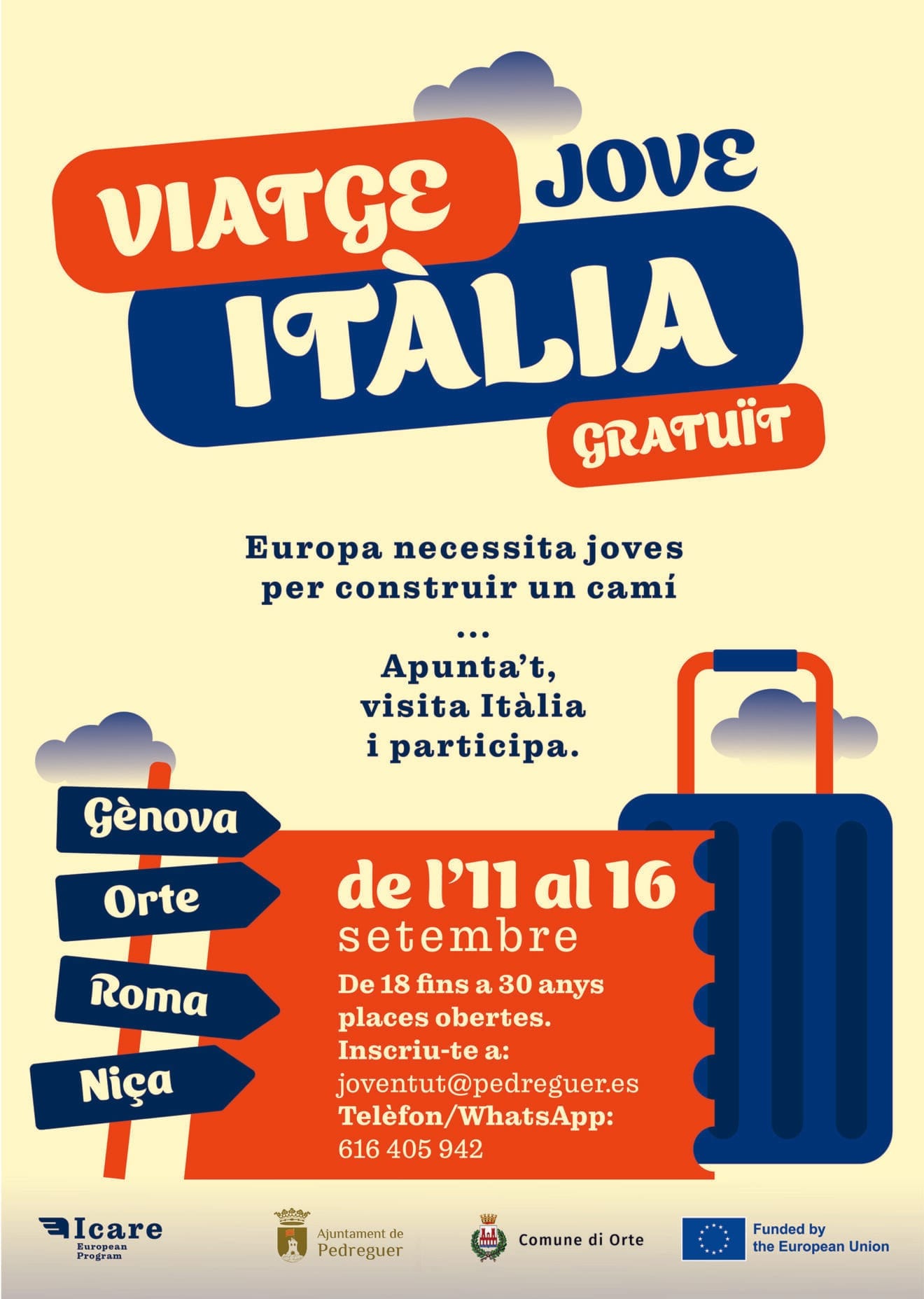 Viaje a Italia desde Pedreguer con el proyecto europeo iCare