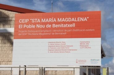 Pla Edificant-Projekt der Benitatxell-Schule