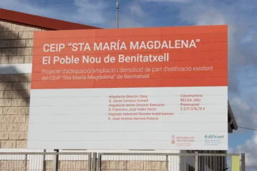 Proyecto Pla Edificant del colegio de Benitatxell