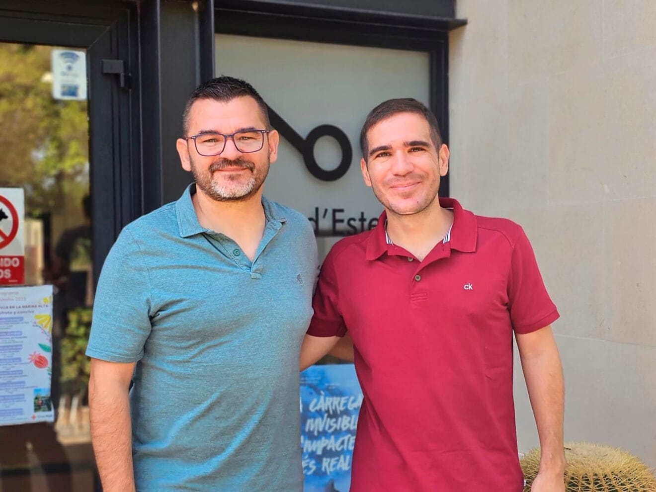 Ximo Perles, diputado provincial de Alicante por Compromís, y José Luis Mas, alcalde valencianista de Els Poblets