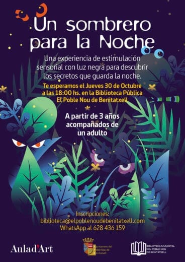 Actividad ‘Un sombrero para la noche’ en Benitatxell
