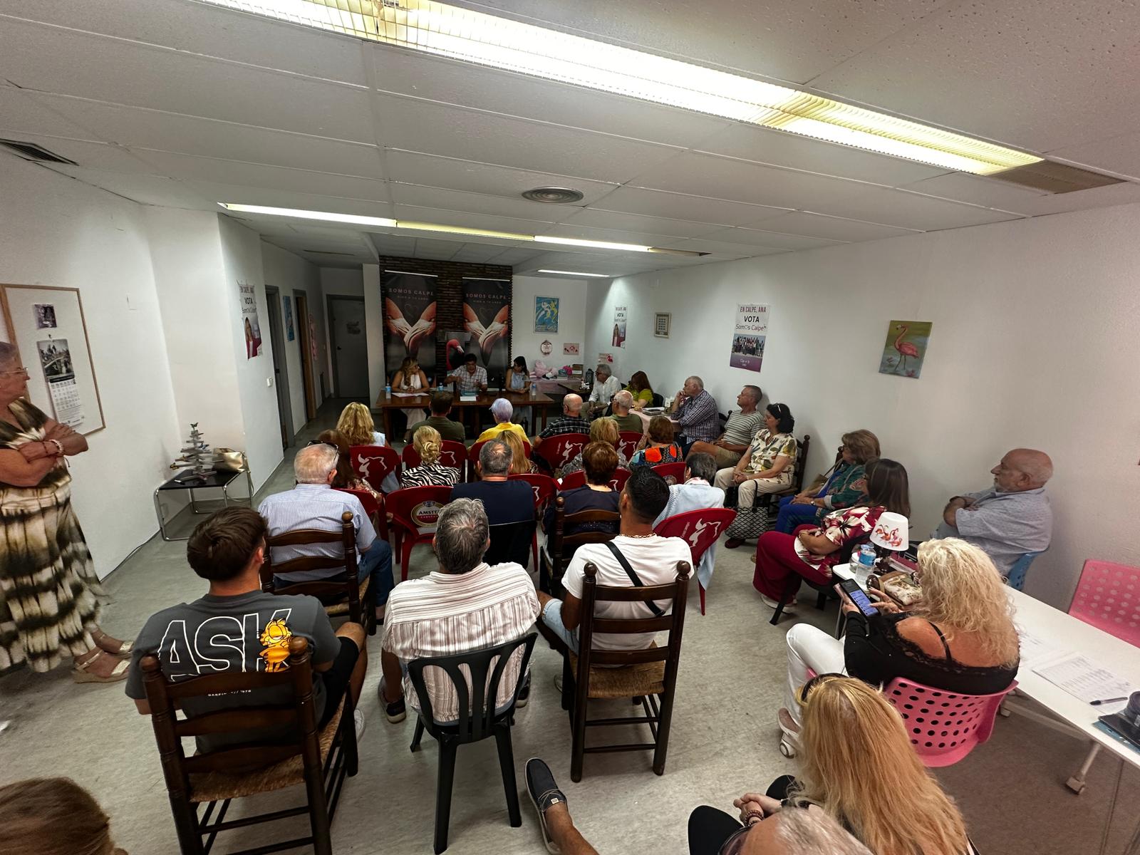 Somos Calpe celebra su Junta General Ordinaria con alta participación y renovación de cargos clave 5 asamblea de somos calpe