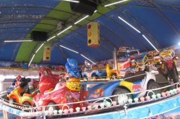 Atracción infantil en la Feria de Ondara