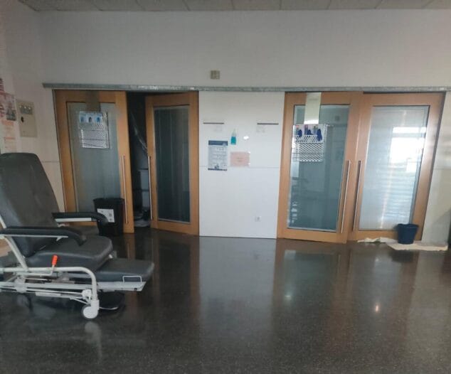 Imagen: BOX de la UCI del Hospital de Dénia