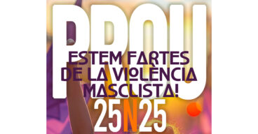 Pedreguer impulsa un noviembre feminista con el lema 'PROU. Estem fartes de la violència masclista!' 7 cartel 25n pedreguer 1