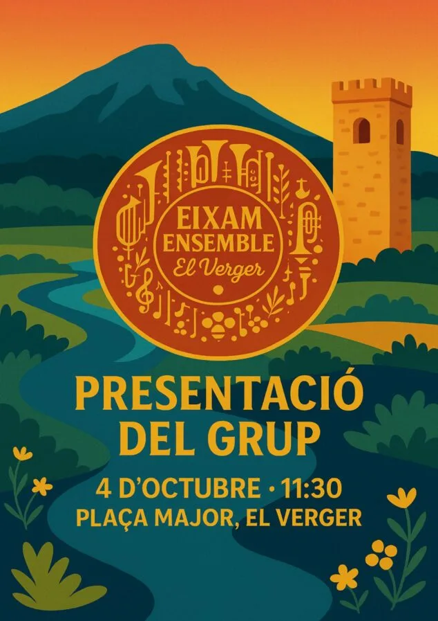 Nace Eixam Ensemble El Verger: el proyecto musical que se presenta estas Festes d'Octubre 1 Imagen: Cartel presentación del grupo Eixam Ensemble El Verger