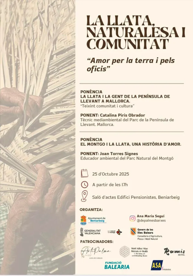 conferencia sobre la llata en beniarbeig 2025