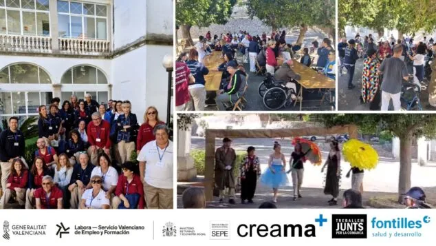 el alumnado de creama en fontilles