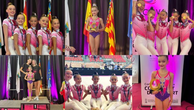 Eva Gencheva del CG Les Marines de Calp se clasifica para el Campeonato de España 1 Imagen: El CG Les Marines de Calp