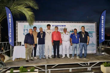 Equipo Bahía de Moraira en el XXII Campeonato de España de Curricán Costero en Moraira
