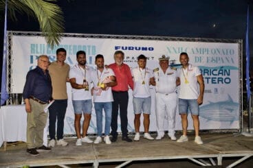 Equipo Beefeater Moraira en el XXII Campeonato de España de Curricán Costero en Moraira