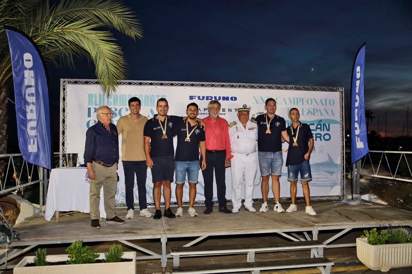 Equipo Llebeig en el XXII Campeonato de España de Curricán Costero en Moraira