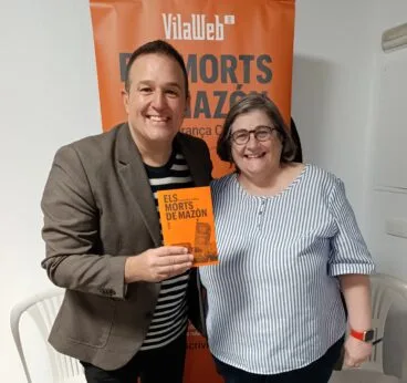 Esperança Camps junto a Jovi Lozano en la inauguración de la Asociación Ocell de Ondara