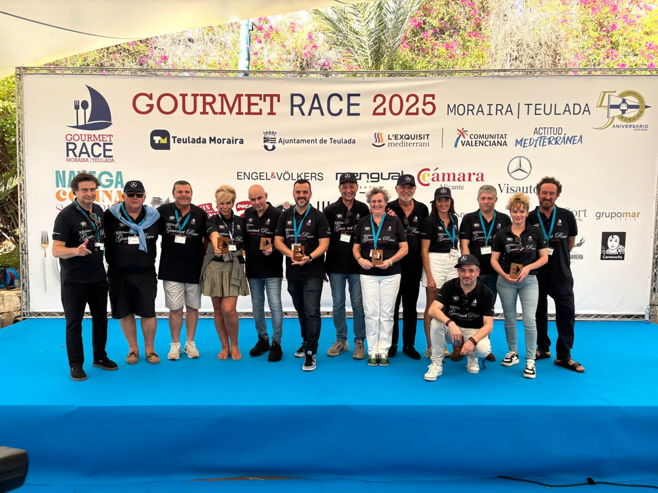 Ganadores del XII Gourmet Race del Club Náutico Moraira
