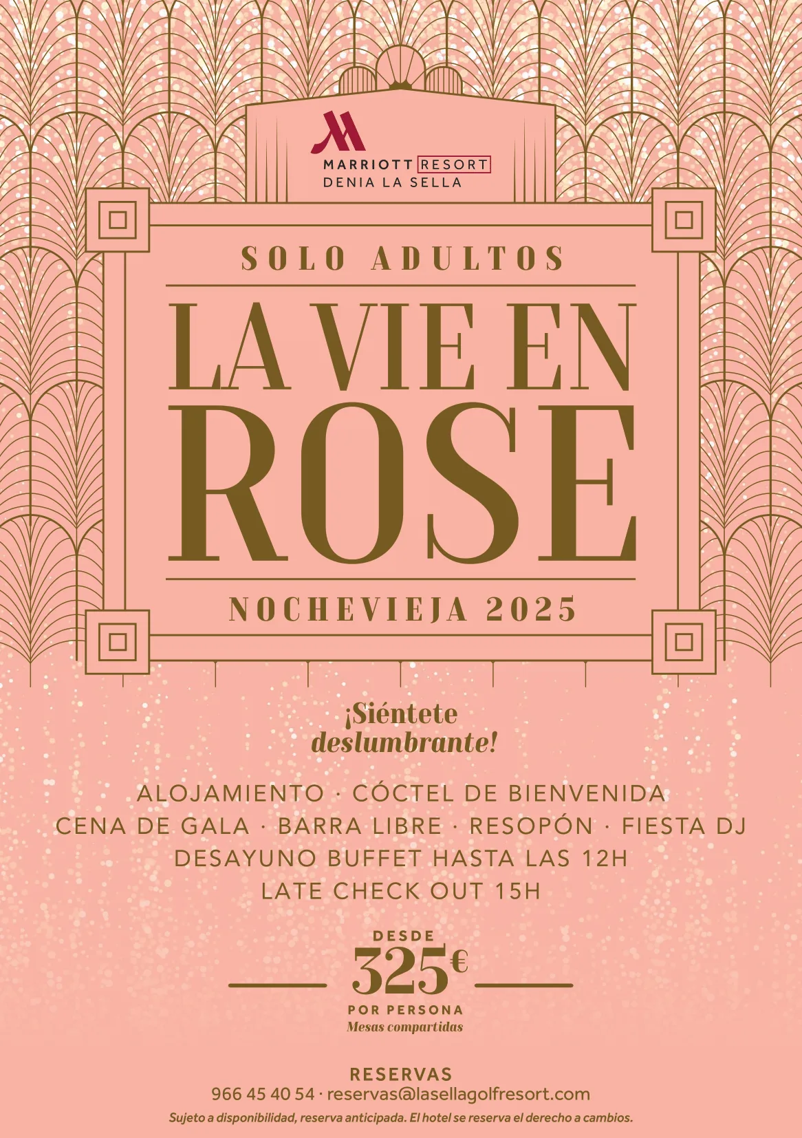 La Vie en Rose en Hotel Dénia Marriott La Sella
