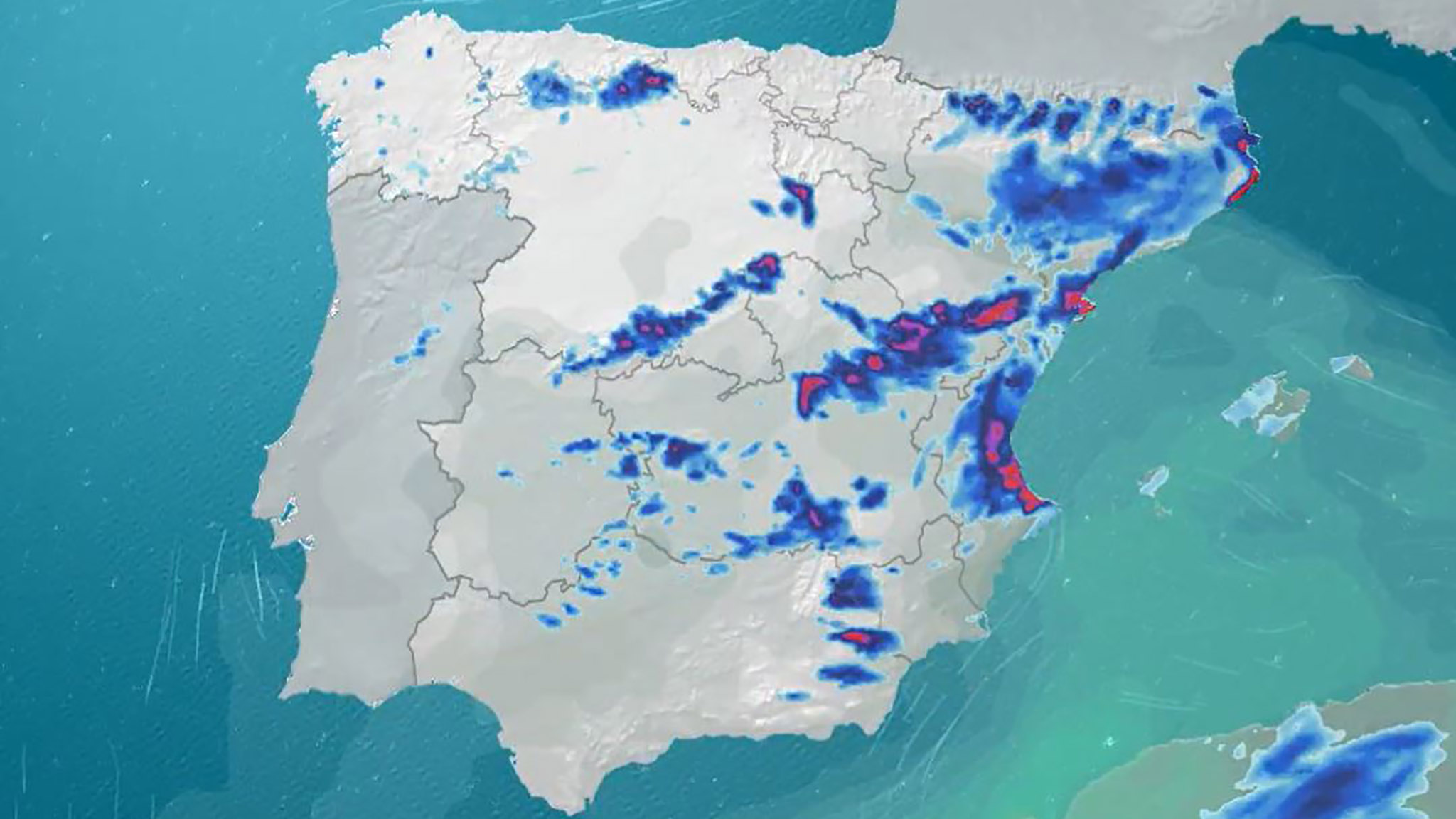 mapa de precipitacion acumulada el lunes 13 de octubre a las 23 55 horas rtve