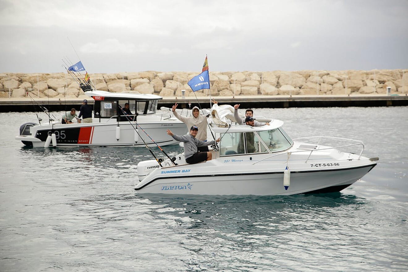 Participantes del XLII Edición Campeonato de Pesca al Curricán Club Náutico Moraira