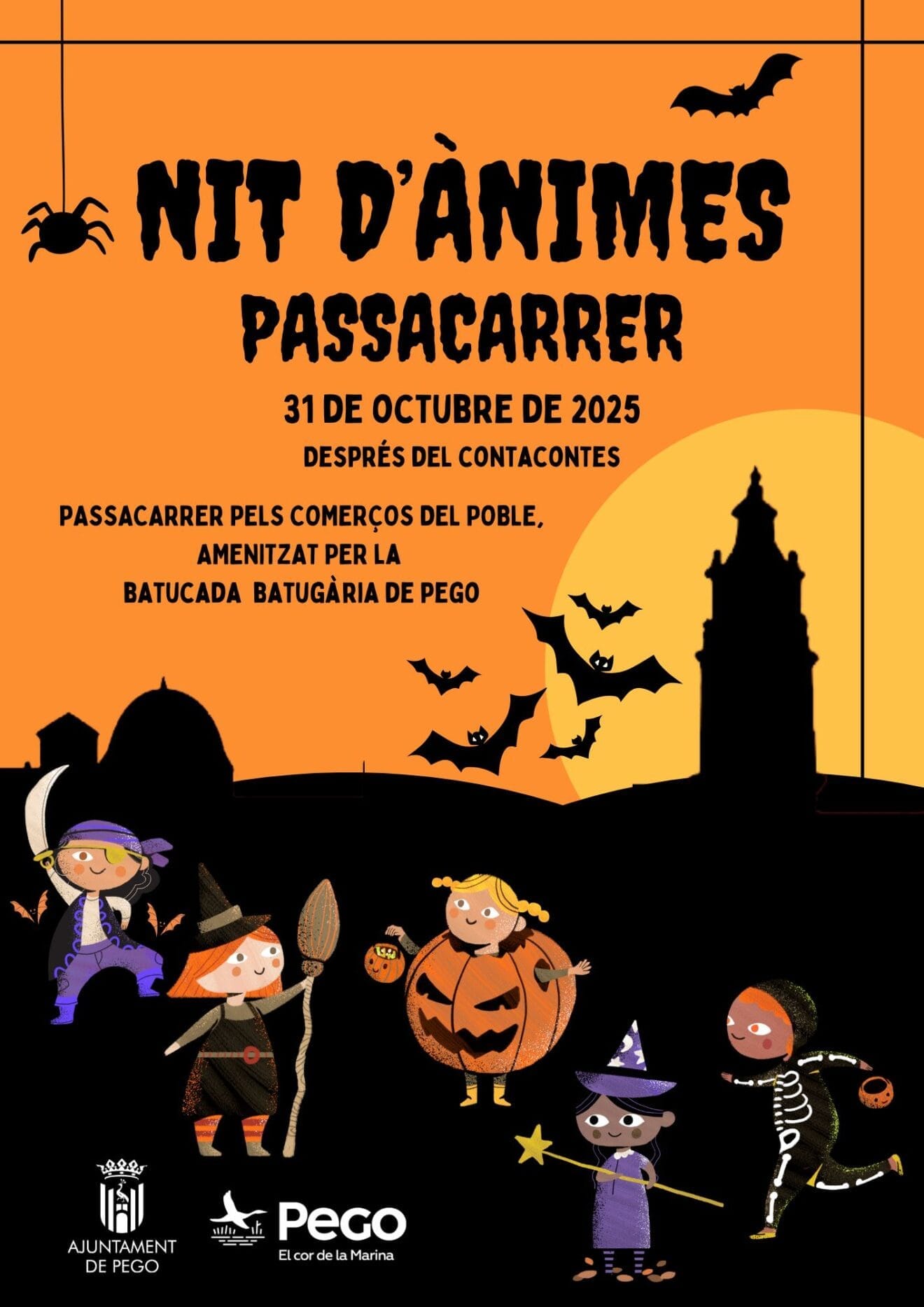 Pasacalle de Halloween en Pego