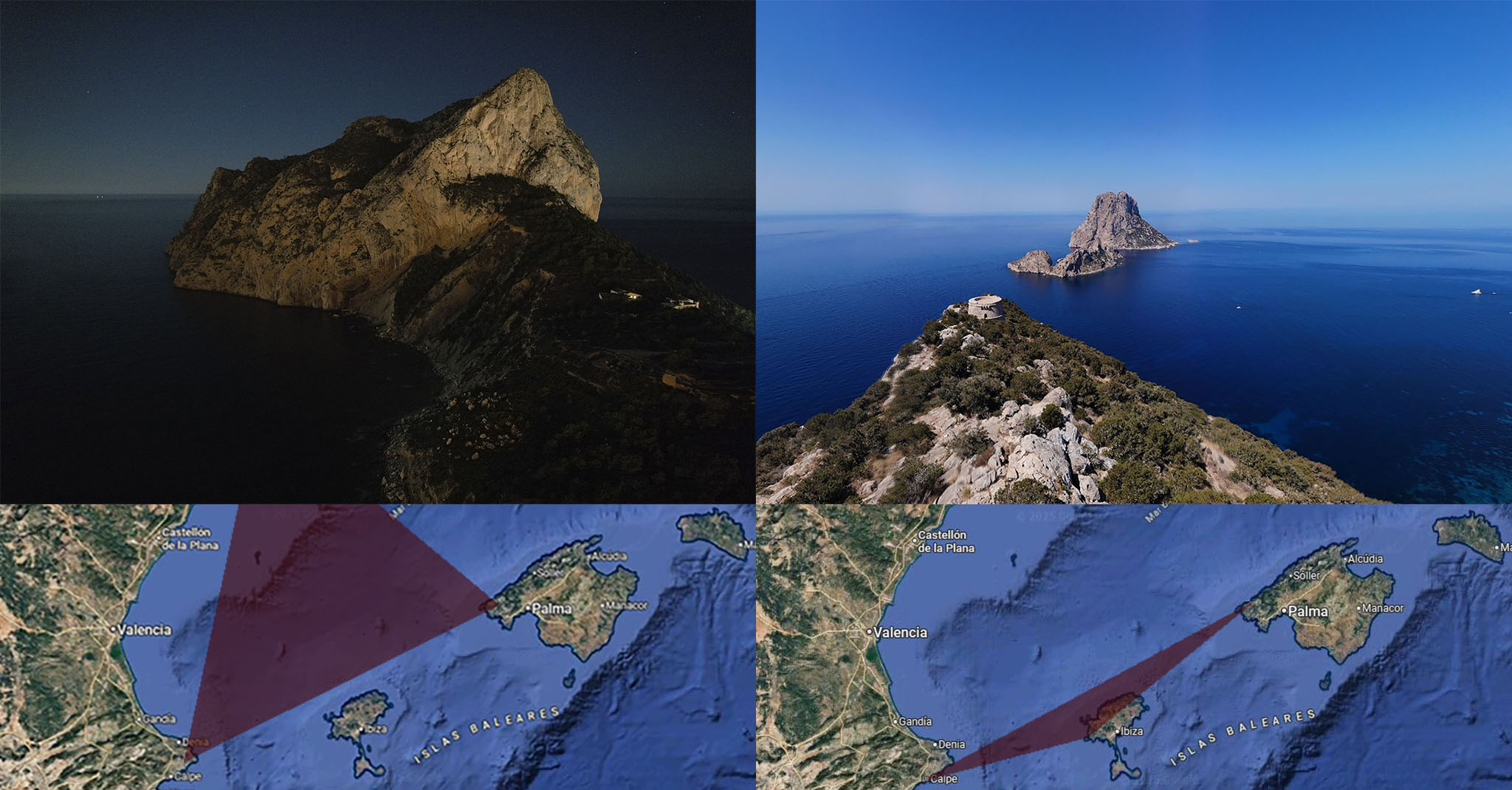 penon de ifach calp es vedra ibiza y el triangulo del silencio