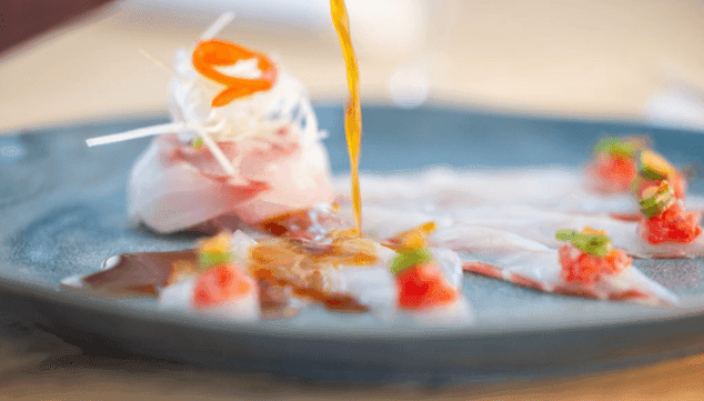 presentacion de autor en cada creacion gastronomica