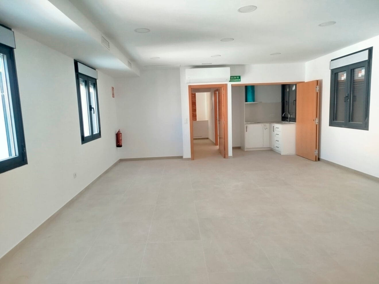 Sala del Centro Social de Benssivà, en la Vall de Gallinera