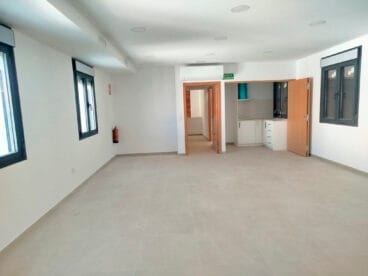 Sala del Centro Social de Benssivà, en la Vall de Gallinera
