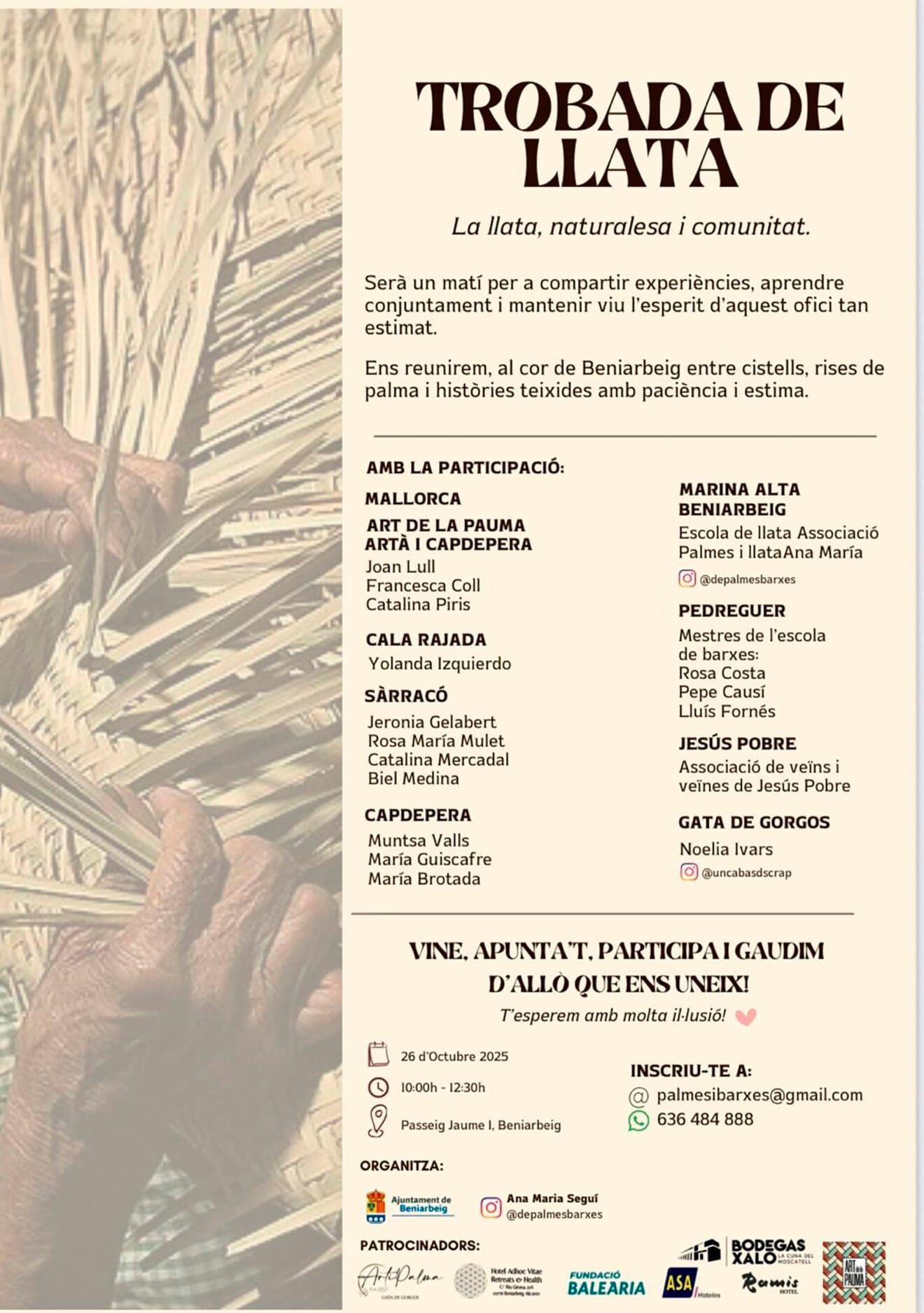 Trobada de llata en Beniarbeig este 2025