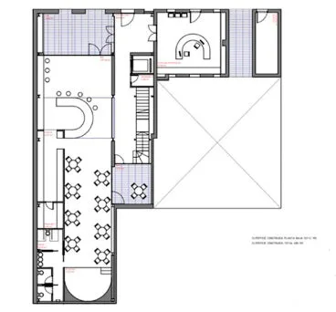 Vista cenital del nuevo Centre Artístic Musical de Pedreguer