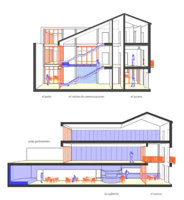 Vistas del proyecto del nuevo Centre Artístic Musical de Pedreguer