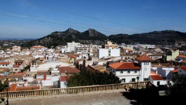 vistas desde la ermita de sant blai de pedreguer archivo