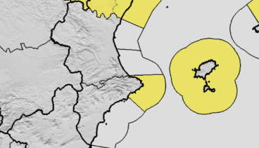 aemet activa la alerta amarilla por viento y mala mar en la marina alta 1