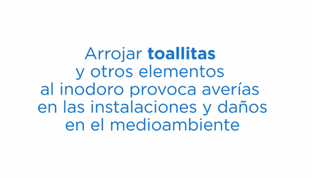 aqualia promueve el uso responsable del saneamiento