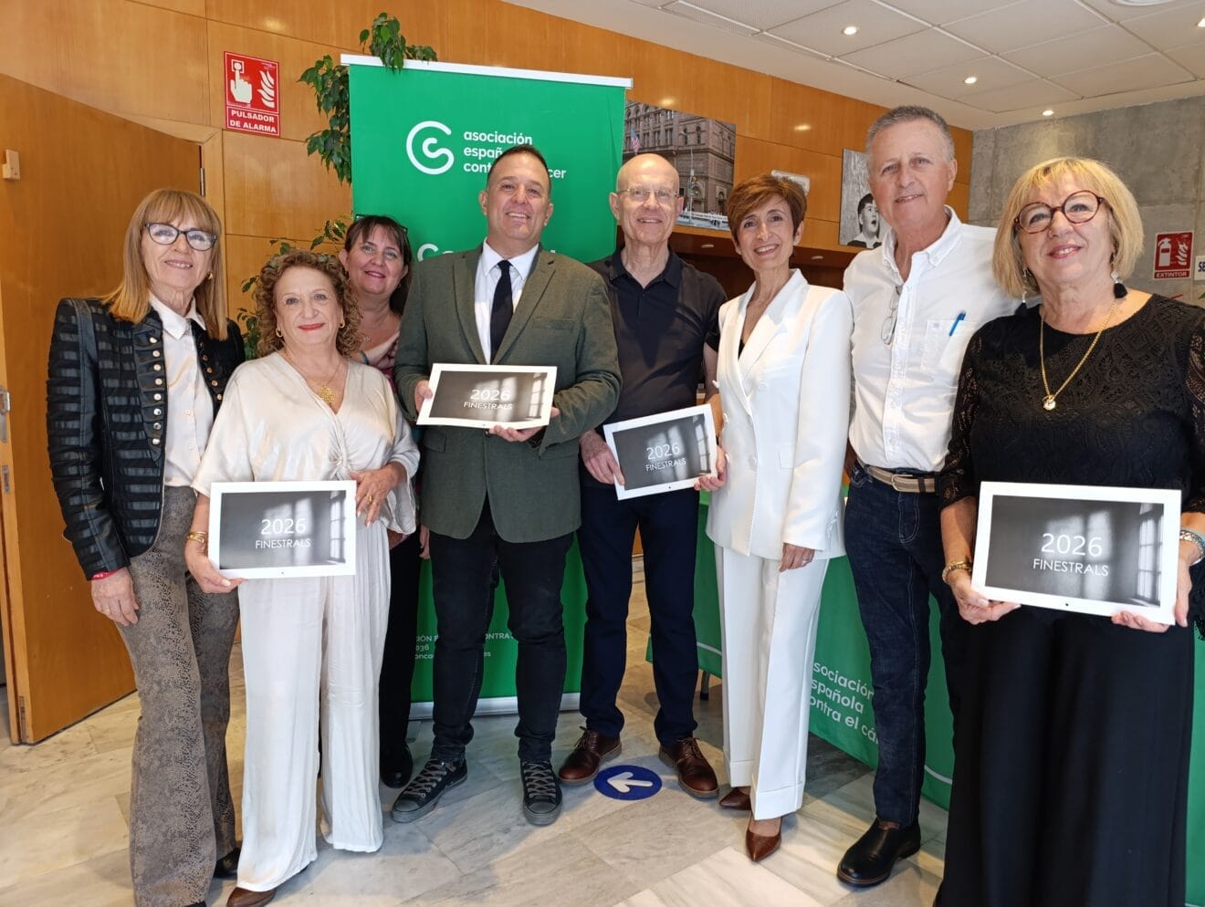 Presentación del calendario de AECC en Ondara