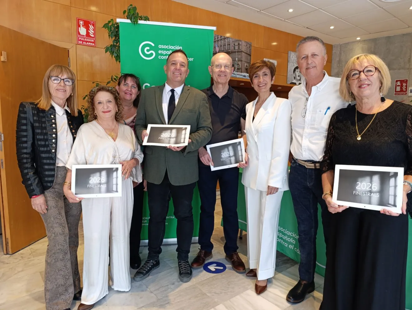 Presentación del calendario de AECC en Ondara