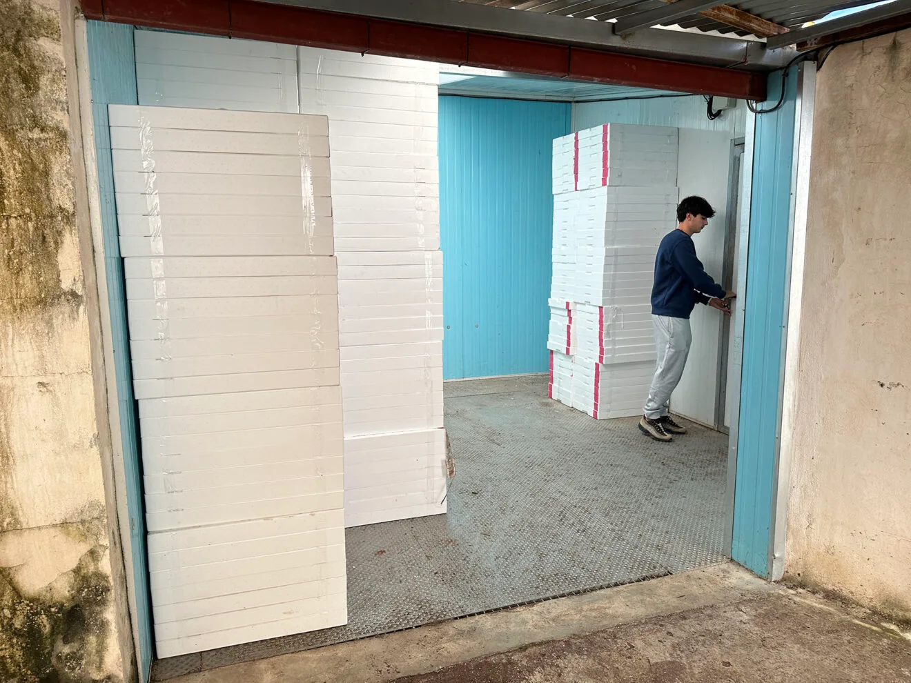 Cámara en las instalaciones de Viveros Parra