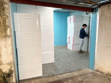 Cámara en las instalaciones de Viveros Parra